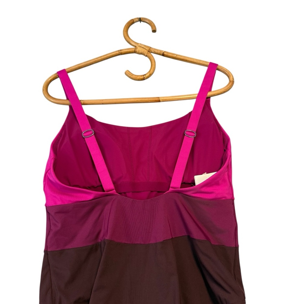 Athleta | Coastline One‎ Piece Swimsuit Electric Fuchsia Size L - Picture 6 of 11